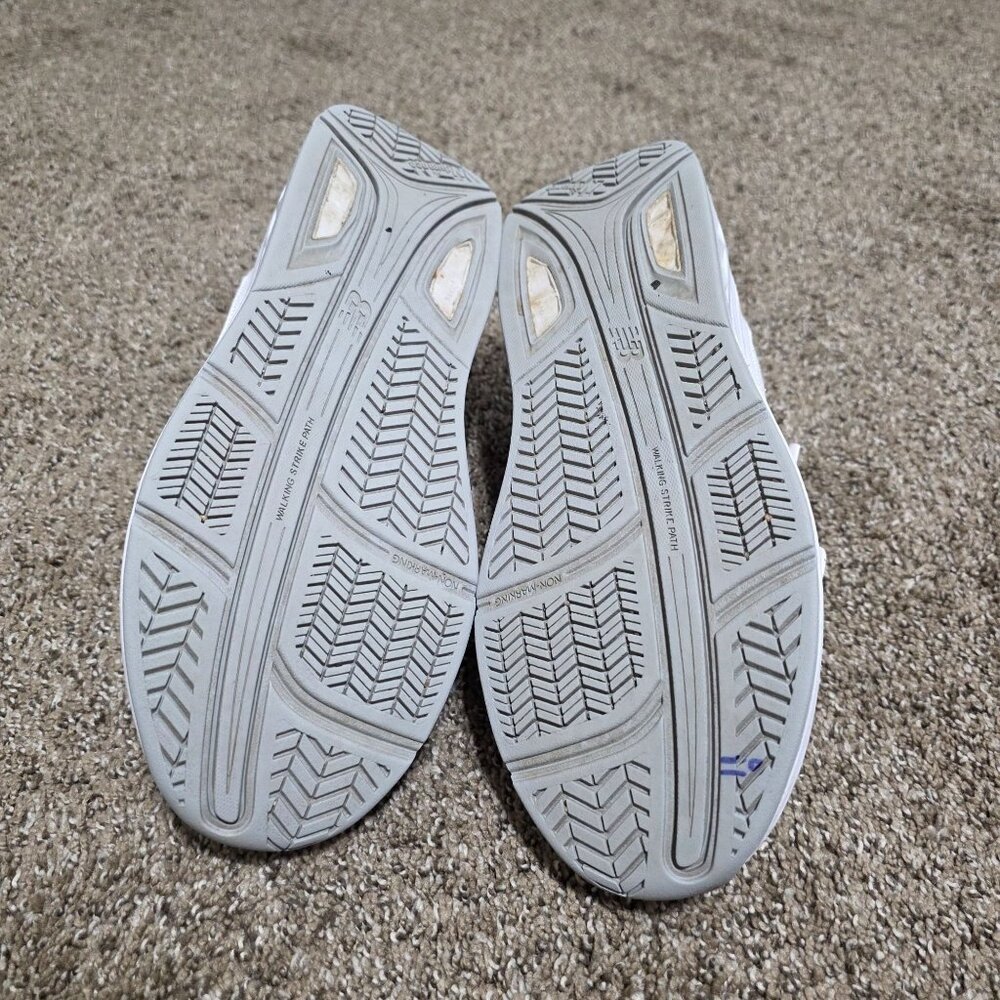 New Balance 928v3 Women’s Walking Shoes White Leather Hook & Loop Straps 9.5 2A image 5